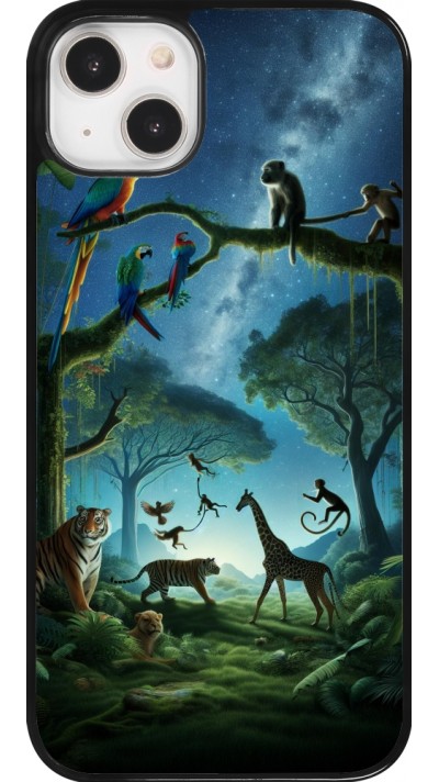 iPhone 14 Plus Case Hülle - Paradies der exotischen Tiere