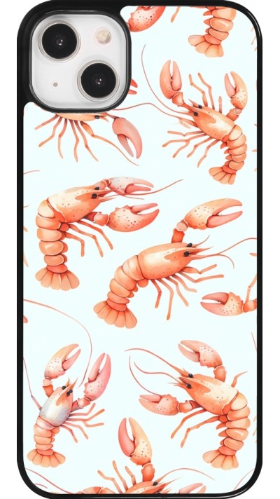 Coque iPhone 14 Plus - Pattern de homards pastels
