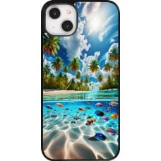 Coque iPhone 14 Plus - Plage Paradis