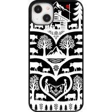 Coque iPhone 14 Plus - Poya Suisse 2 noir