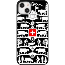 Coque iPhone 14 Plus - Poya Suisse 3 noir