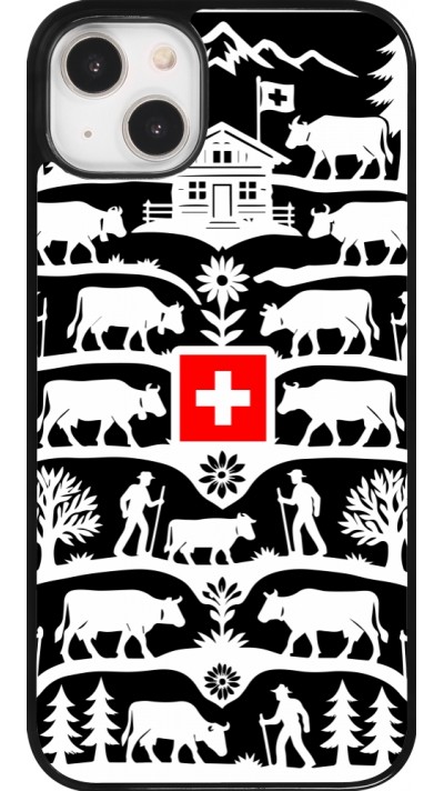 Coque iPhone 14 Plus - Poya Suisse 3 noir