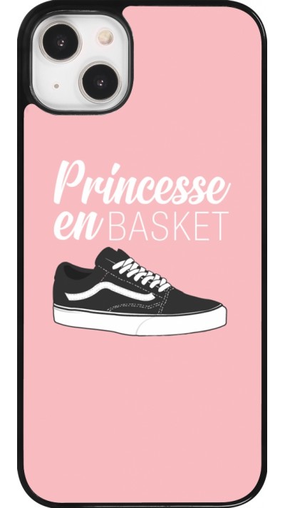Coque iPhone 14 Plus - princesse en basket