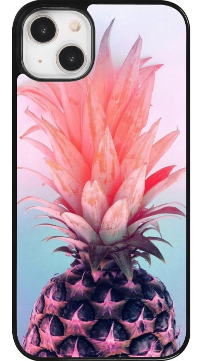 Coque iPhone 14 Plus - Purple Pink Pineapple
