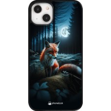 Coque iPhone 14 Plus - Renard lune forêt