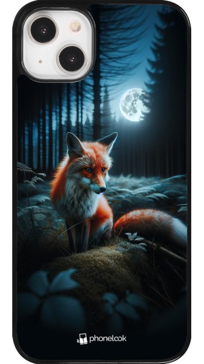Coque iPhone 14 Plus - Renard lune forêt