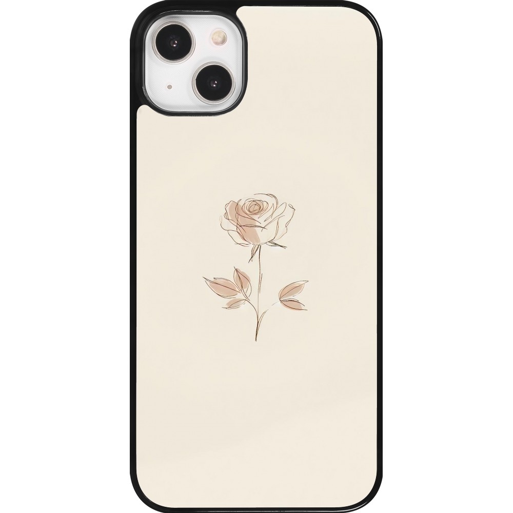 Coque iPhone 14 Plus - Sable Rose Minimaliste