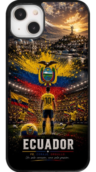 iPhone 14 Plus Case Hülle - Fussball Ecuador splash 2026