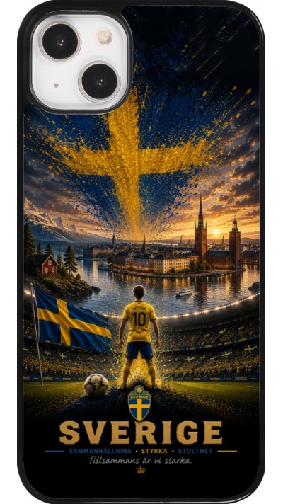 iPhone 14 Plus Case Hülle - Fussball Schweden splash 2026