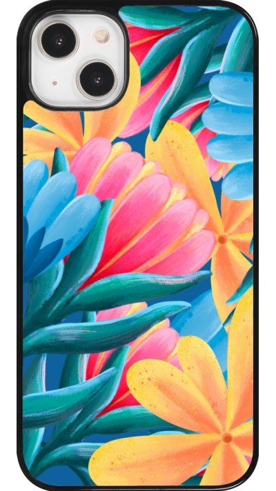 Coque iPhone 14 Plus - Spring 23 colorful flowers