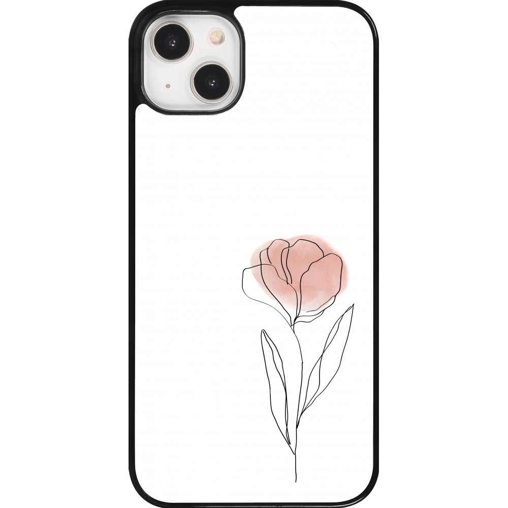 iPhone 14 Plus Case Hülle - Spring 23 minimalist flower