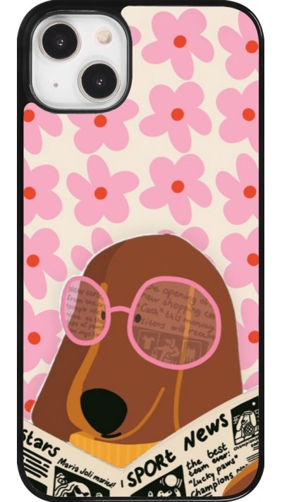 iPhone 14 Plus Case Hülle - Dog with newspaper Spring 2026