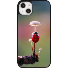 iPhone 14 Plus Case Hülle - Ladybird on a mushroom Spring 2026