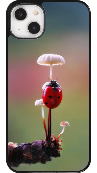 iPhone 14 Plus Case Hülle - Ladybird on a mushroom Spring 2026