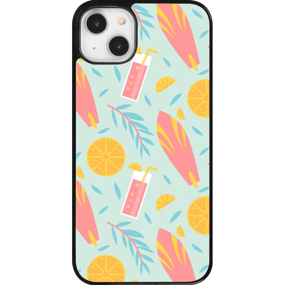 Coque iPhone 14 Plus - Summer 2025 Pattern citron