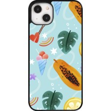 Coque iPhone 14 Plus - Summer 2025 Pattern papaya