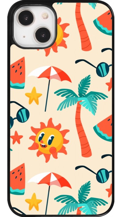 Coque iPhone 14 Plus - Summer 2025 Pattern soleil