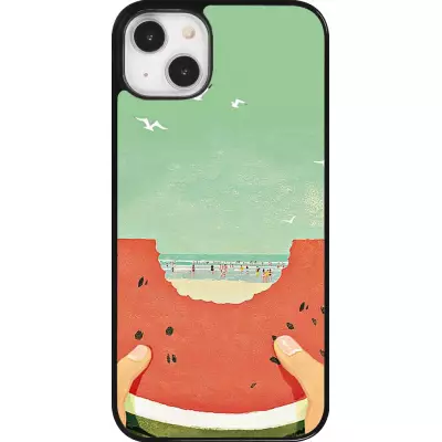 Coque iPhone 14 Plus - Views through a watermelon Summer 2026