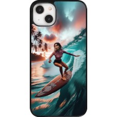 iPhone 14 Plus Case Hülle - Surferin aus Bali