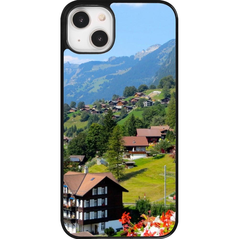 iPhone 14 Plus Case Hülle -  Nationalfeiertag Schweiz Landschaft