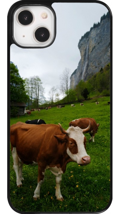 iPhone 14 Plus Case Hülle -  Nationalfeiertag Schweiz Kühe