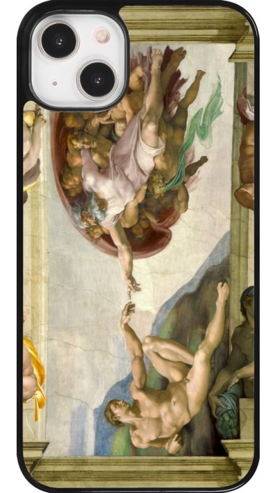 Coque iPhone 14 Plus - Tableau art - La Création d’Adam - Michel-Ange