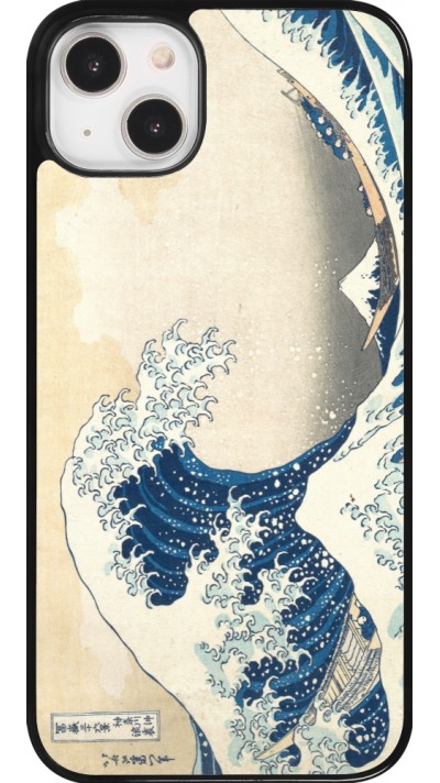 Coque iPhone 14 Plus - Tableau art - La Grande Vague de Kanagawa - Hokusai