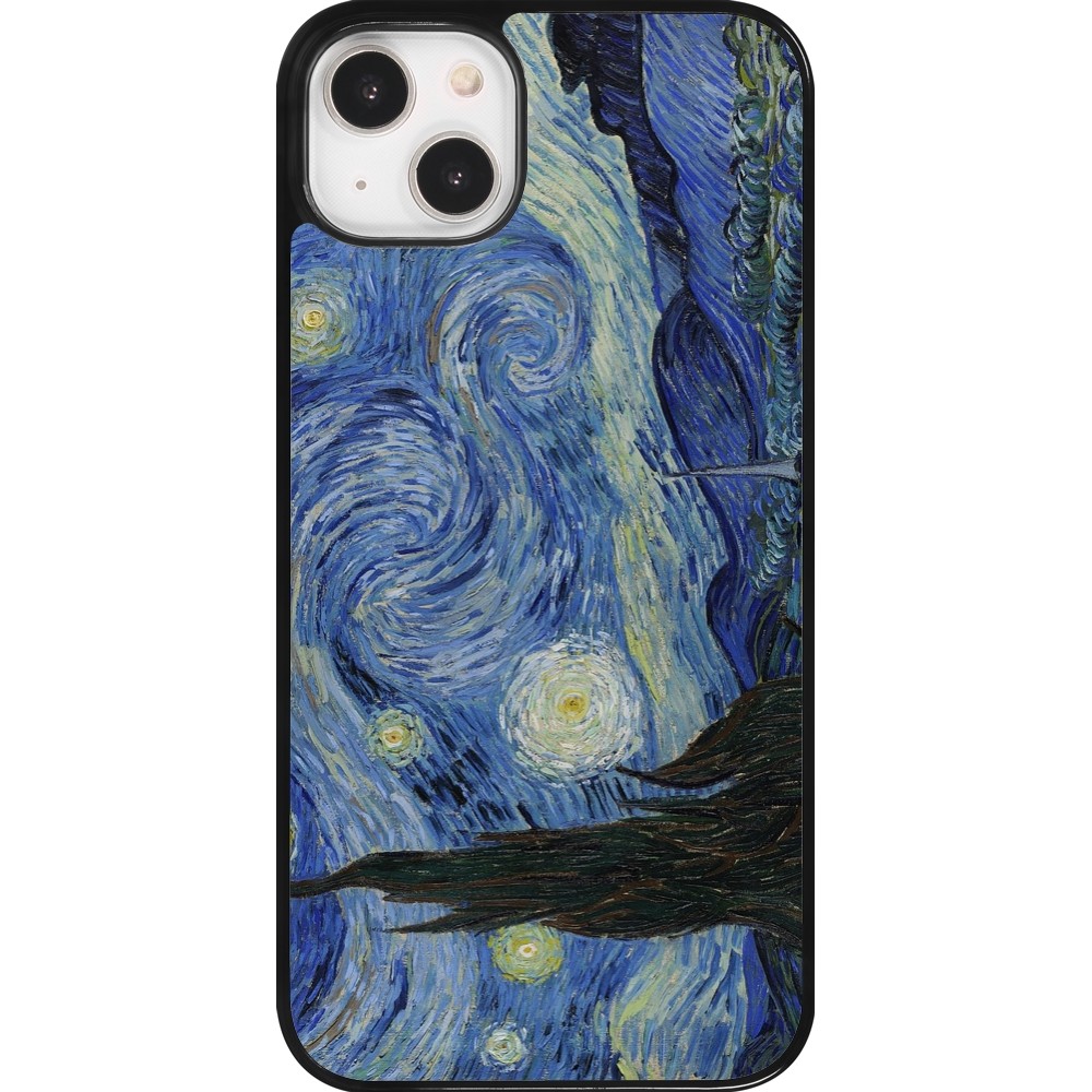 Coque iPhone 14 Plus - Tableau art - La Nuit étoilée - Van Gogh