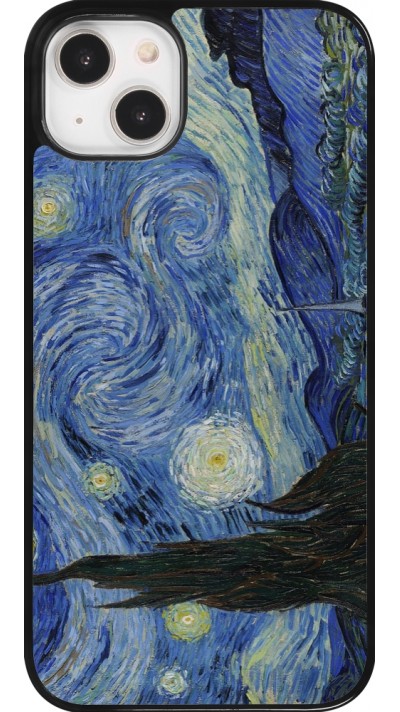 Coque iPhone 14 Plus - Tableau art - La Nuit étoilée - Van Gogh