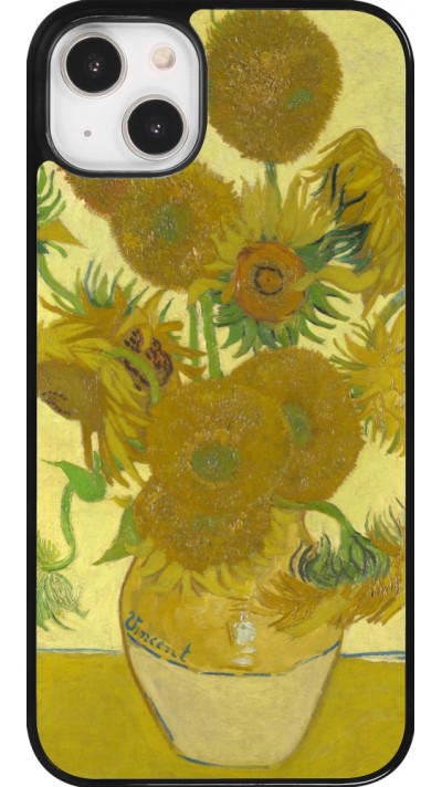 Coque iPhone 14 Plus - Tableau art - Les Tournesols - Van Gogh