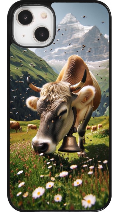 Coque iPhone 14 Plus - Vache montagne Valais