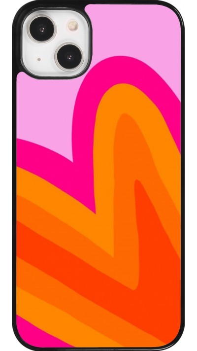 iPhone 14 Plus Case Hülle - Valentine 2024 heart gradient