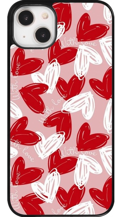 iPhone 14 Plus Case Hülle - Valentine 2024 with love heart