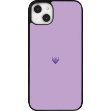 Coque iPhone 14 Plus - Valentine 2023 purpule single heart