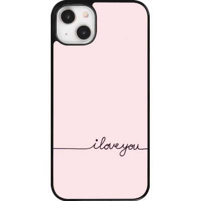 iPhone 14 Plus Case Hülle - Valentine 2023 i love you writing