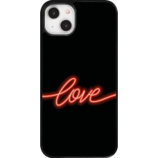iPhone 14 Plus Case Hülle - Valentine 2023 neon love