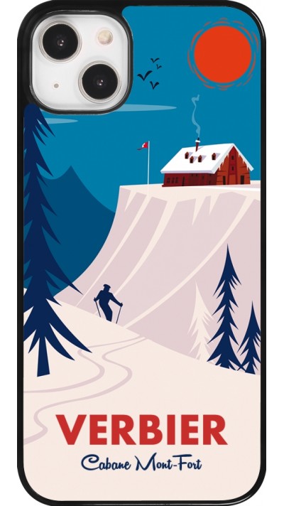 Coque iPhone 14 Plus - Verbier Cabane Mont-Fort