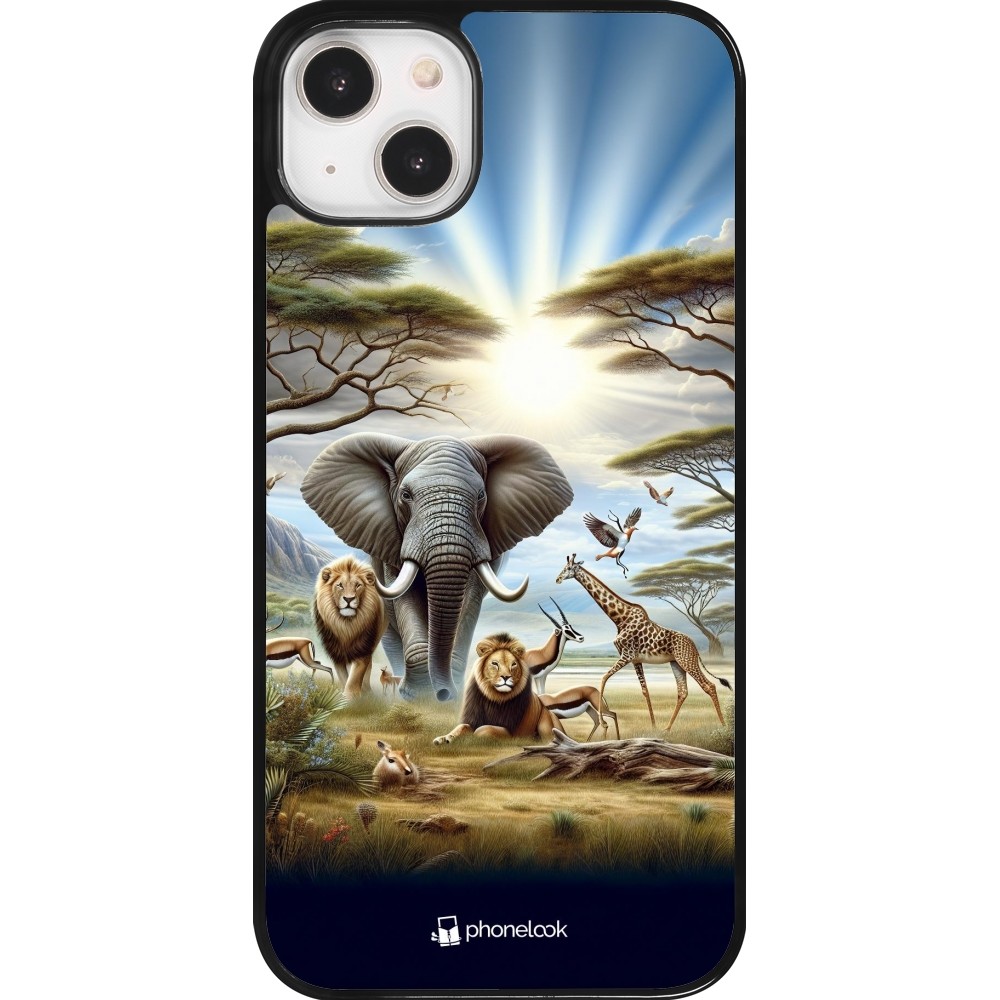 Coque iPhone 14 Plus - Vie sauvage africaine