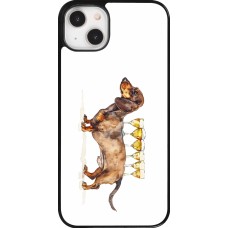 Coque iPhone 14 Plus - Wine Teckel