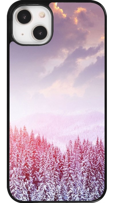 Coque iPhone 14 Plus - Winter 22 Pink Forest