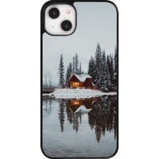 Coque iPhone 14 Plus - Winter 25 Winter house forest afternoon