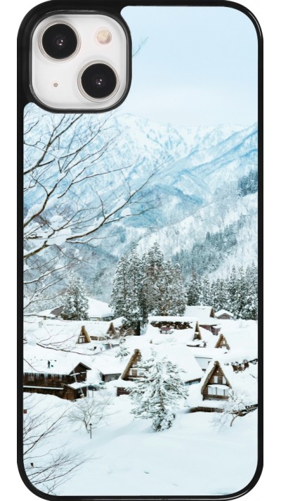 Coque iPhone 14 Plus - Winter 25 Winter snowy landscape