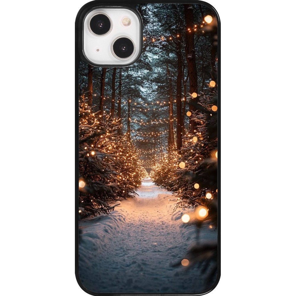 Coque iPhone 14 Plus - Winter 25 Winter snowy road