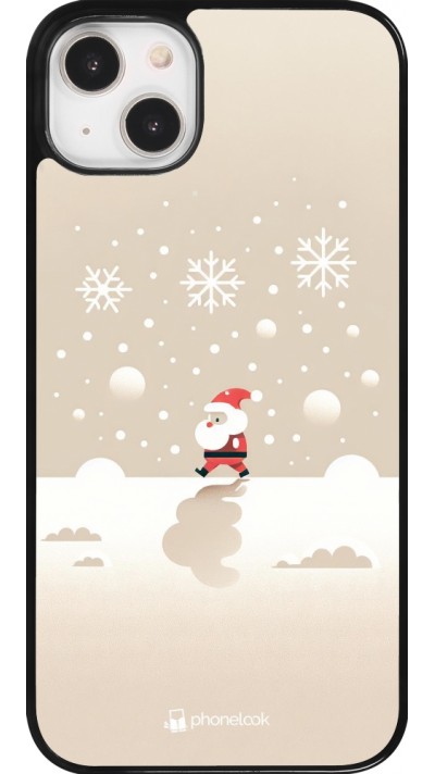 iPhone 14 Plus Case Hülle - Weihnachten 2023 Minimalistischer Weihnachtsmann