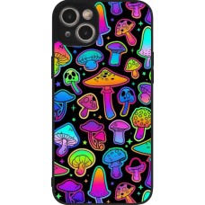 Coque iPhone 14 Plus - Silicone rigide noir Autumn 2024 magic mushrooms