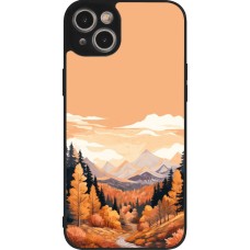Coque iPhone 14 Plus - Silicone rigide noir Autumn 25 Mountains