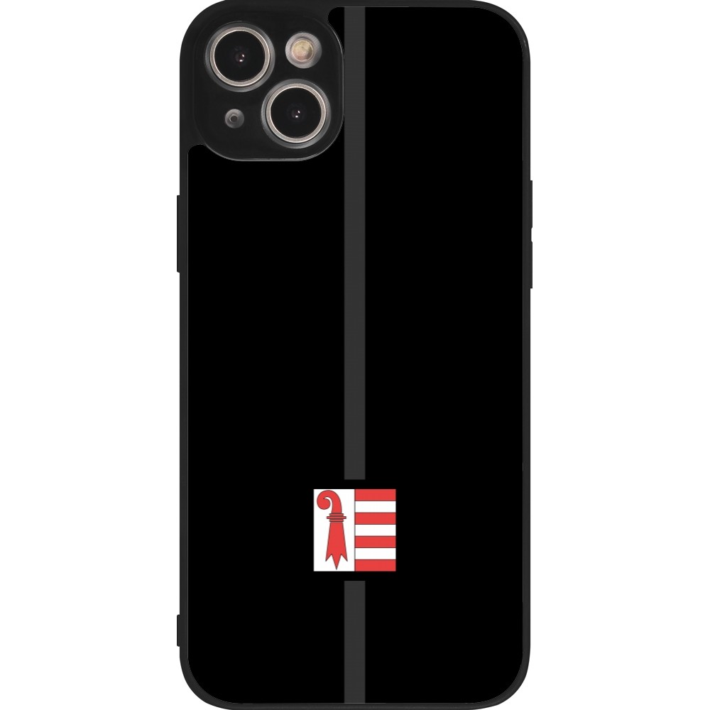 iPhone 14 Plus Case Hülle - Silikon schwarz Kanton JU schwarz
