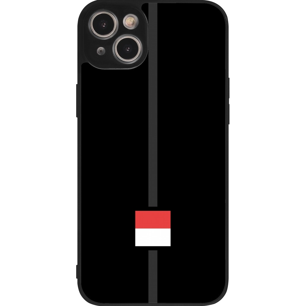 Coque iPhone 14 Plus - Silicone rigide noir Canton SO noir