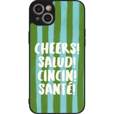 Coque iPhone 14 Plus - Silicone rigide noir Cheers 2026