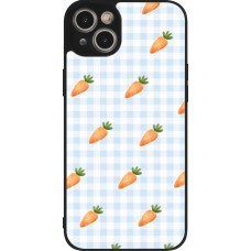 Coque iPhone 14 Plus - Silicone rigide noir Easter 2026 Pattern carrots